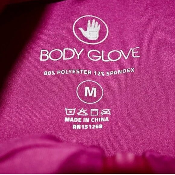 Body Glove Magenta High Rise Shorts M ~ NWOT - Picture 4 of 5